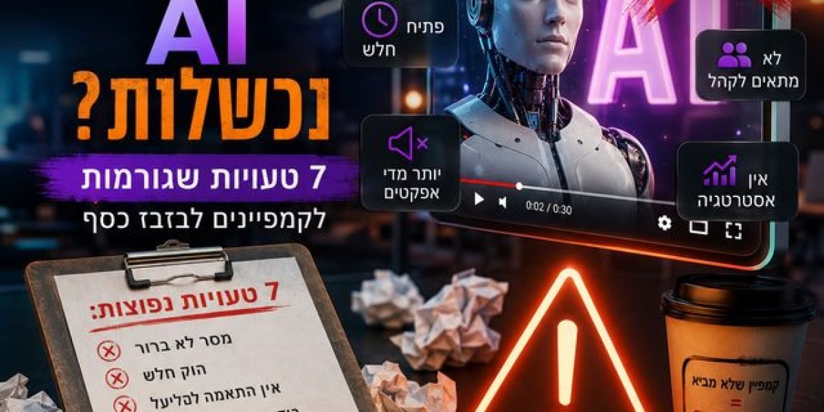 7 טעויות בפרסומות AI שגורמות לעסקים לבזבז כסף | 2site