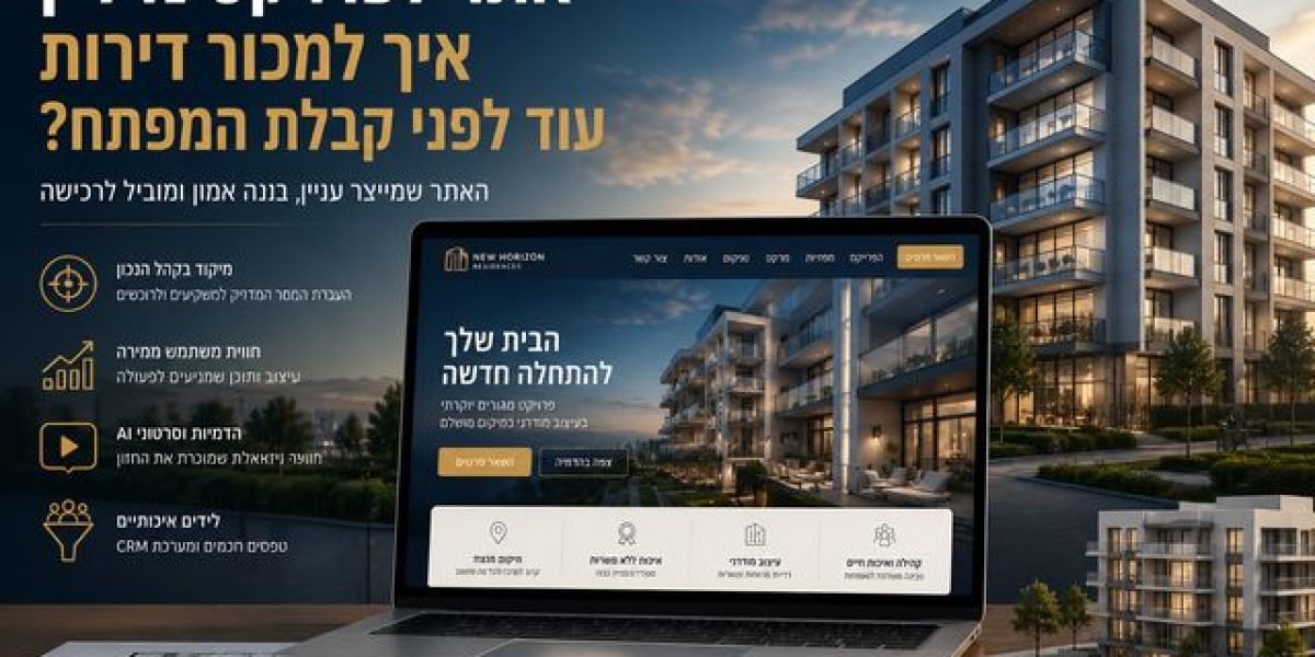 המדריך המלא לבניית אתר לפרויקט נדל״ן שמייצר לידים, פגישות מכירה ומכירות כבר בשלבי השיווק הראשונים
