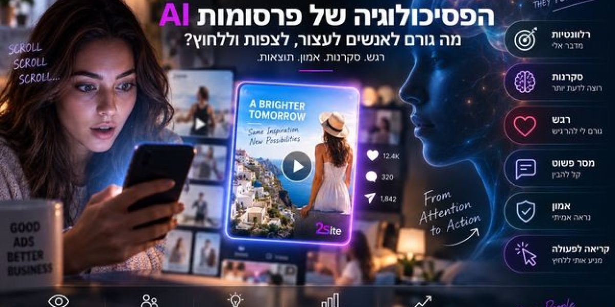 הפסיכולוגיה של פרסומות AI: מה גורם לאנשים לעצור, לצפות וללחוץ?