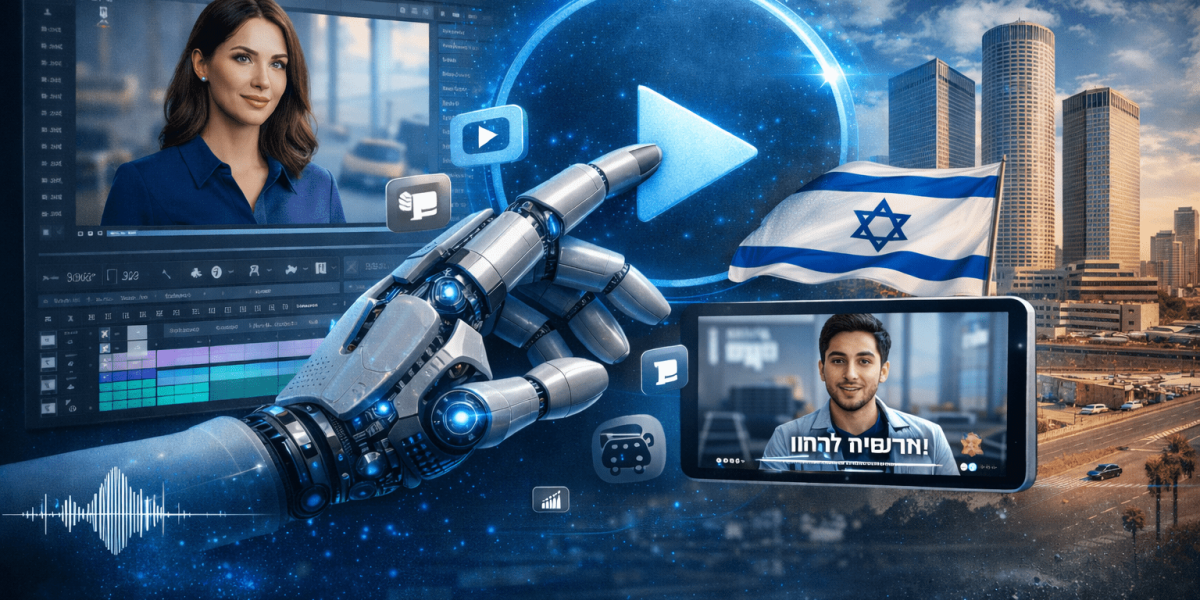 יצירת סרטון ai בעברית